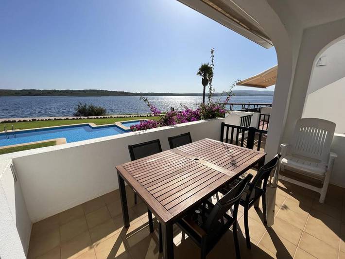 Ferienwohnung für 5 Personen, mit Kinderpool und Garten sowie Ausblick und Pool in Fornells