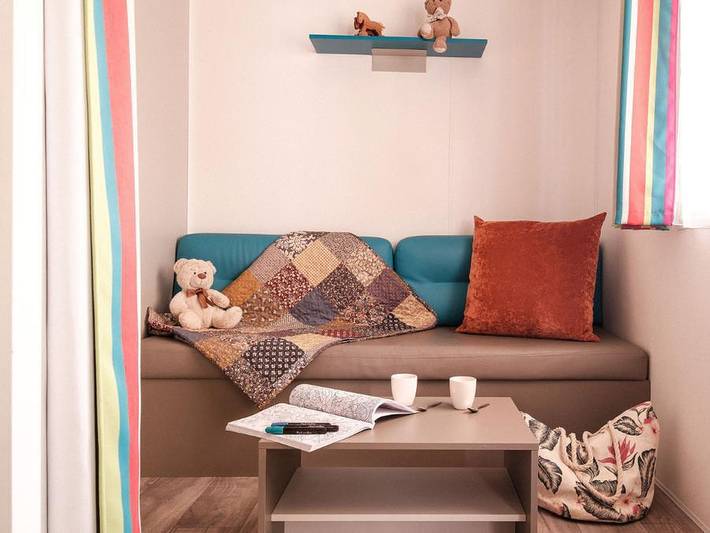 Camping L'Orée de l'Océan - Mobilheim 4 personen - Cottage Cosy 2 Zimmer in Landevieille, Loire-Tal