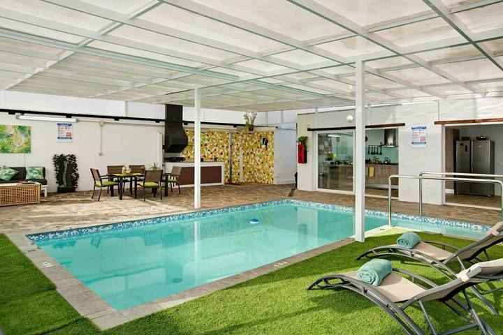 Apartamento para 6 personas, con Jardín