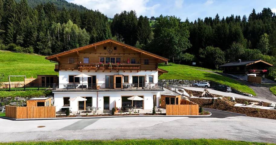 Ferienhaus für 5 Personen, mit Terrasse und Garten sowie Sauna und Ausblick