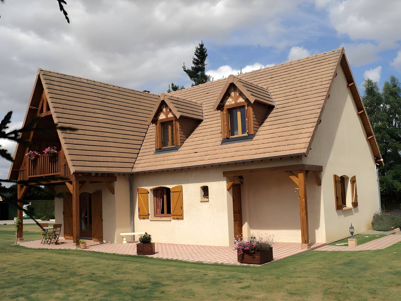 Chambre d’hôtes « Le Logis du Mesnil » avec terrasses, jardin partagé et Wi-Fi in Saint-Aubin-d'Écrosville, Région d'Évreux