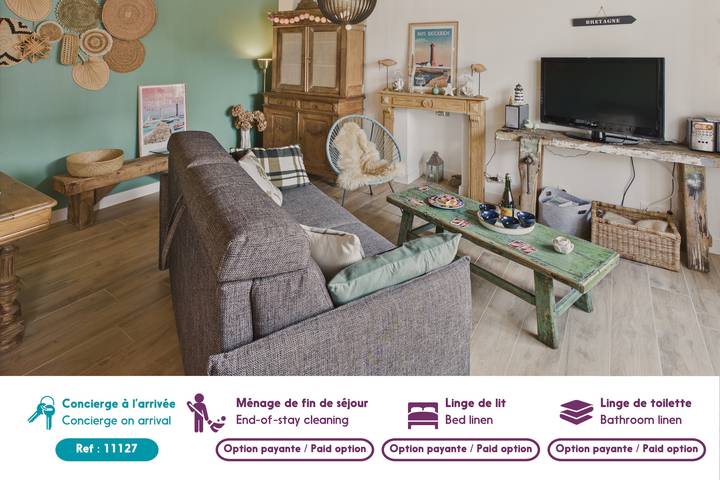 Location de vacances pour 6 personnes, avec jardin et terrasse à Guilvinec - 2