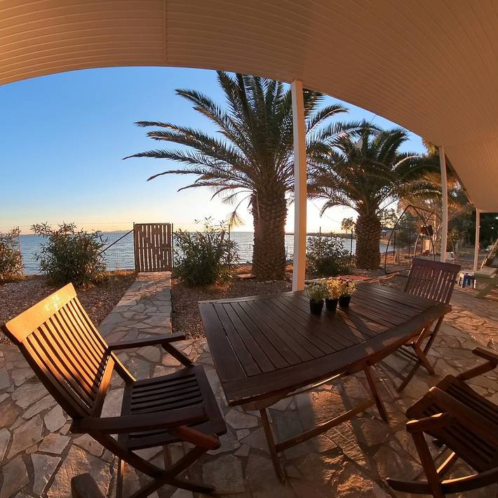 Ferienhaus für 4 Personen, mit Meerblick und Terrasse sowie Garten und Seeblick in Griechenland - 2