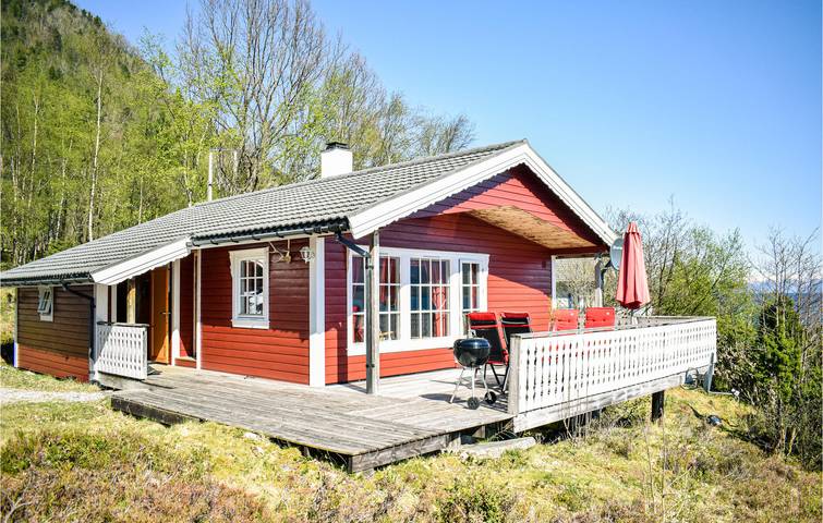 Ferienhaus für 6 Personen mit Terrasse in Sognefjord