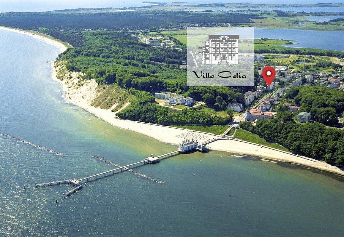 Appartement entier, Appartement de vacances "Villa Celia - 6" près de la plage avec 2 balcons et Wi-Fi in Sellin, Région de Rügen