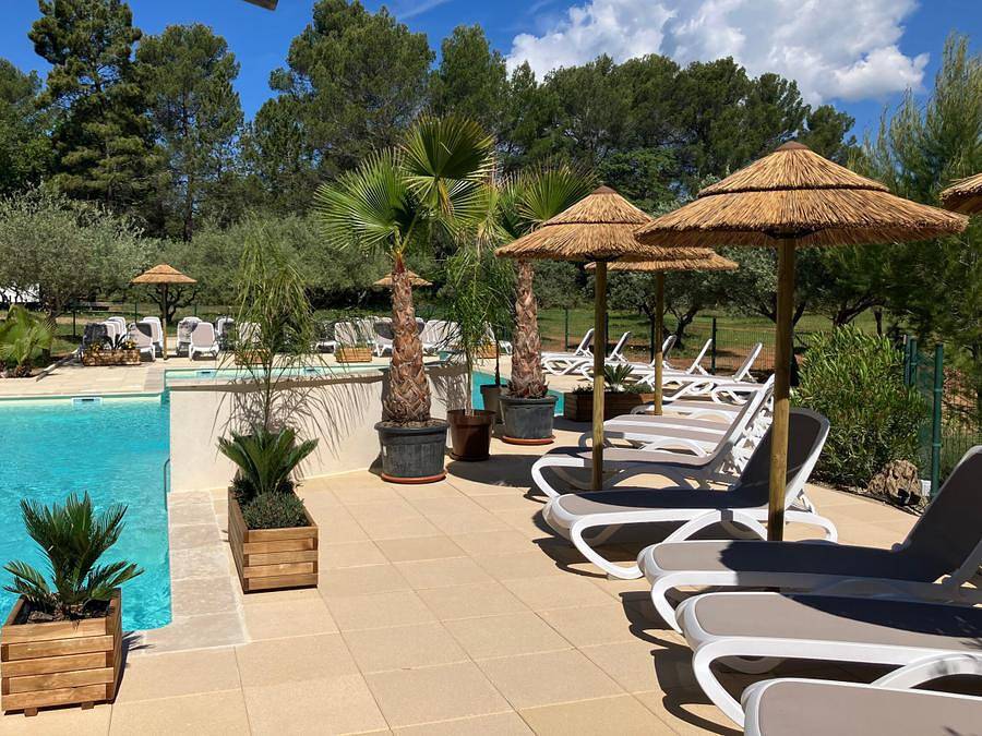 Camping le Relais de la Bresque - Tienda de lona y madera 4 personas - Tienda Junior 21 m² (sin sanitarios) - 2 dormitorios in Sillans-la-Cascade, Región Brignoles