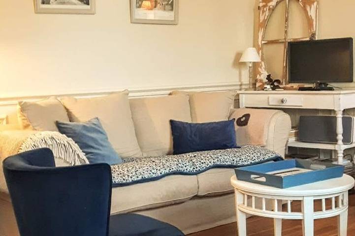 Maison de vacances pour 4 personnes, avec balcon et jacuzzi à Cabourg