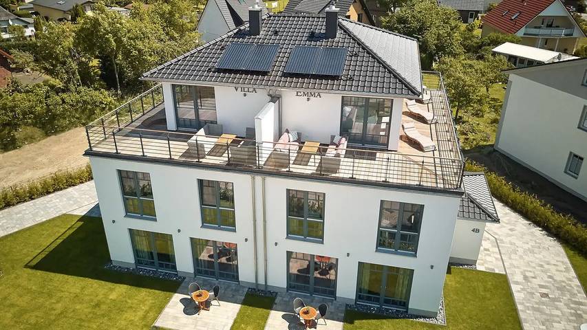 Ferienhaus für 8 Personen, mit Balkon und Sauna sowie Whirlpool in Sellin