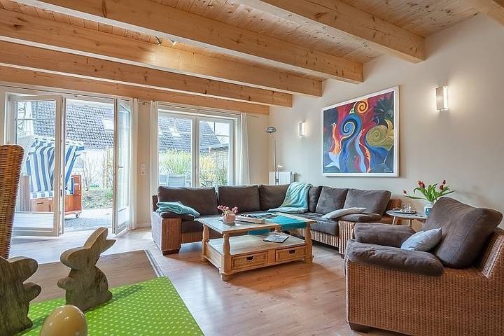 Ferienwohnung für 4 Personen, mit Sauna und Garten, mit Haustier in Waabs