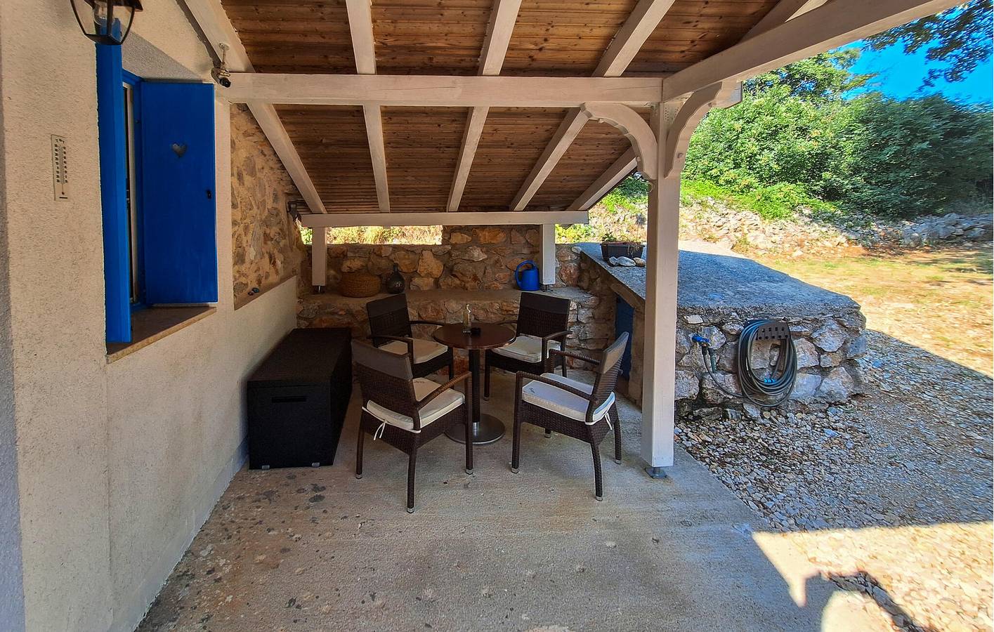 Ferienhaus für 4 Personen mit Terrasse in Risika, Krk