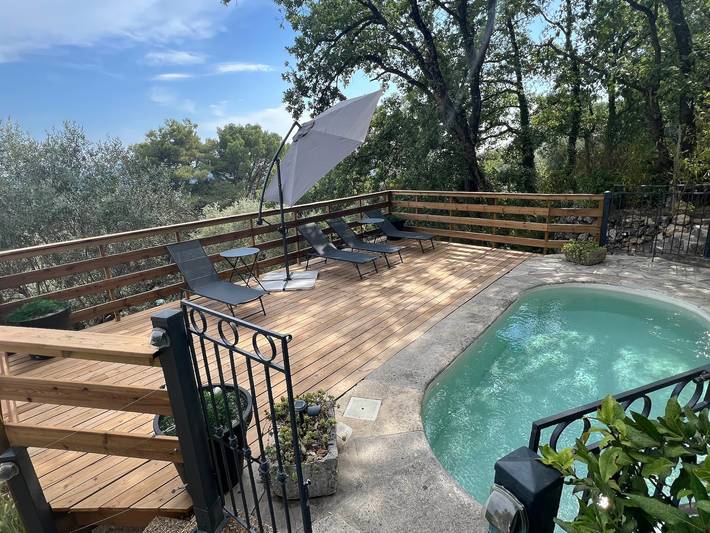 Maison de vacances pour 12 personnes, avec Balcon et Jardin à Montauroux