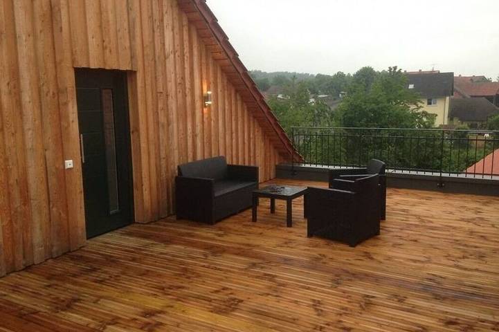 Ferienwohnung für 3 Personen, mit Garten und Sauna sowie Balkon - 1