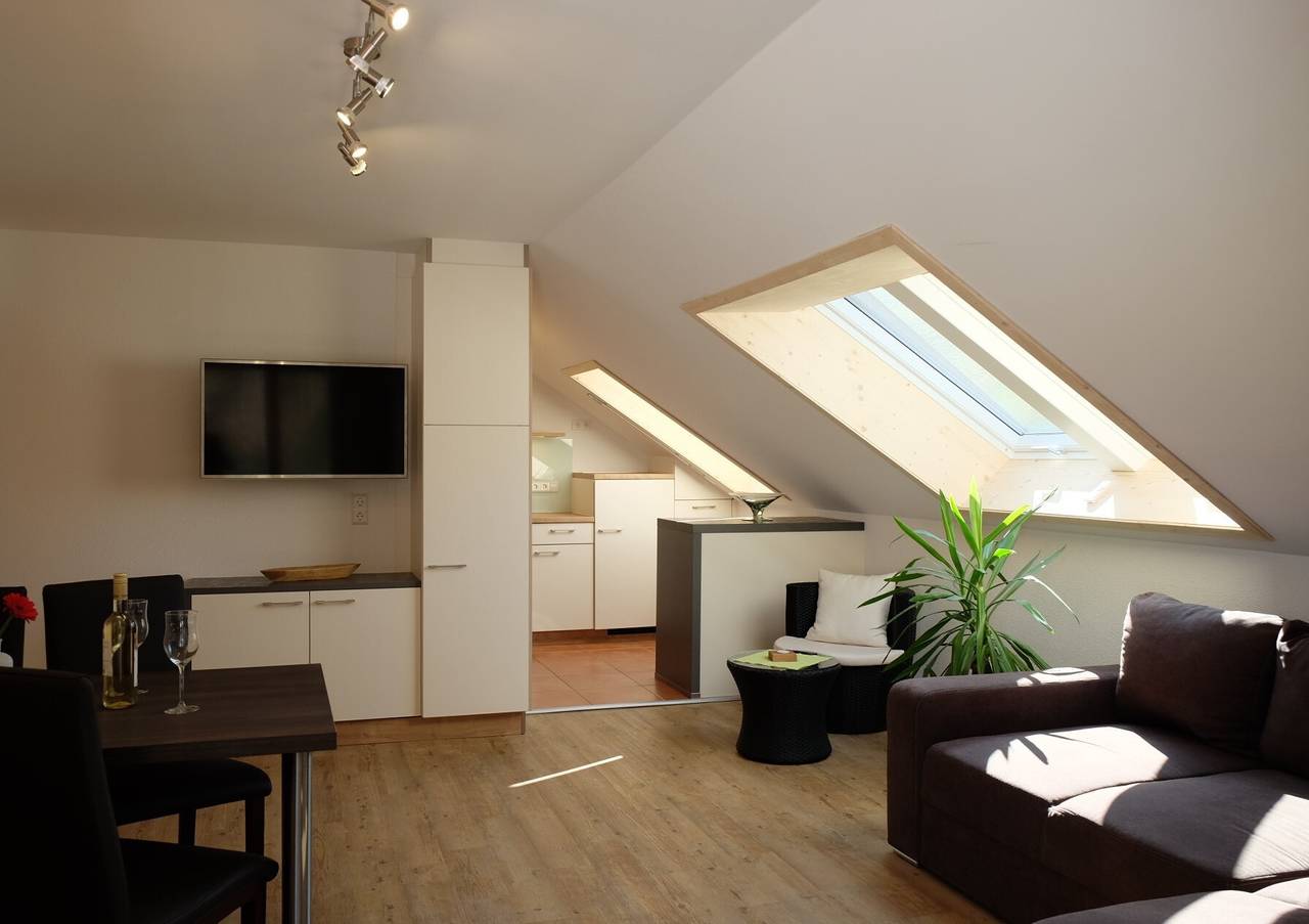 Ganze Wohnung, Ferienwohnung 'Mühlefelsen, Typ B' mit Bergblick, Balkon und Wi-Fi in Münstertal in Untermünstertal, Münstertal