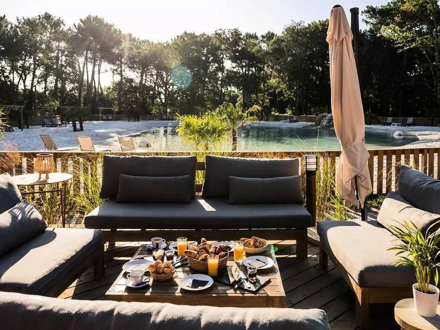 Camping Les Couleurs de la Coubre - Mobilhome 4 personas - Cottage Pmr Jonquille 3 Habitaciones 4 Personas Aire Acondicionado + Tv **** in La Tremblade, Côte de Beauté