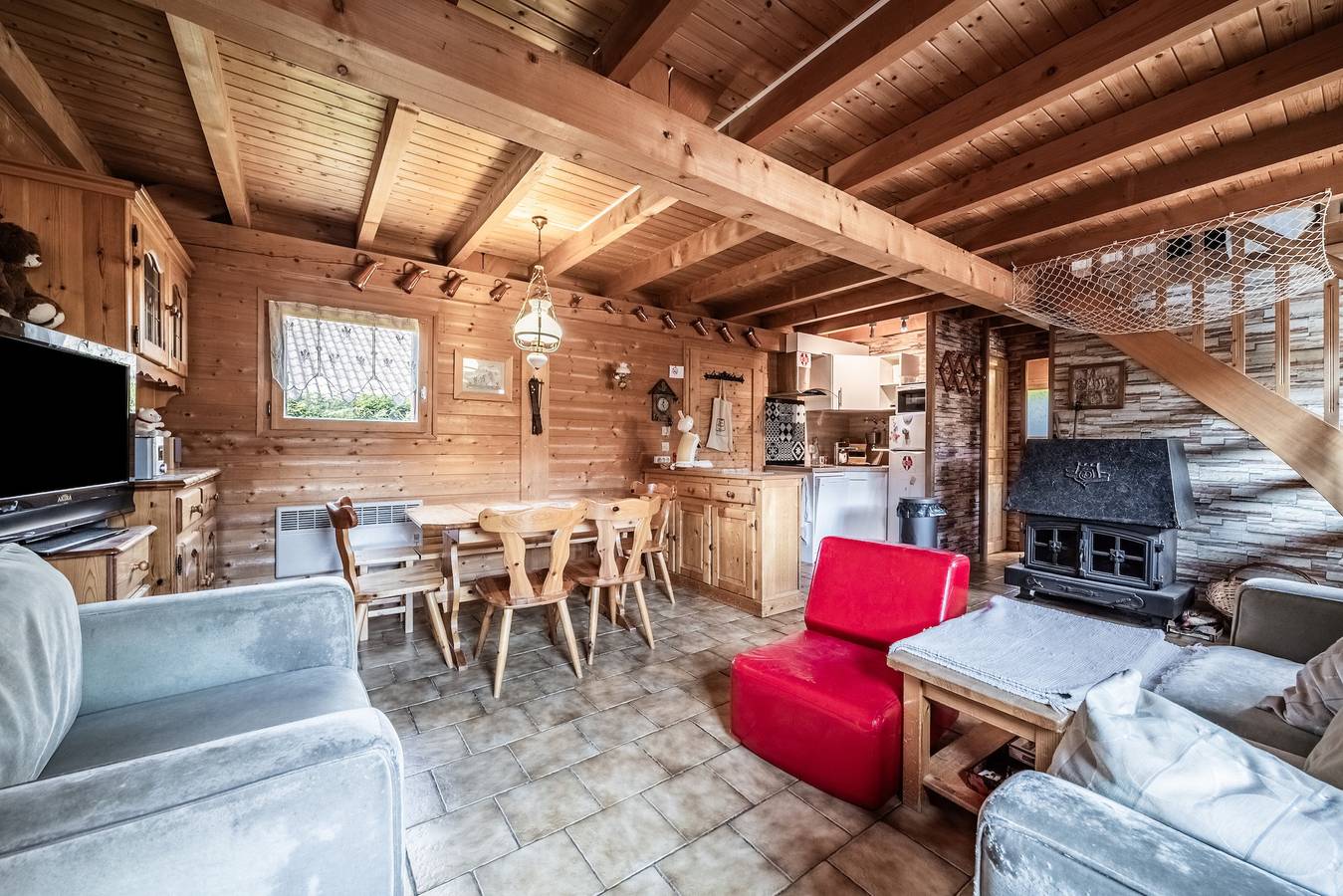 Chalet « 6p Classique - L'ourson » : Vue Montagne, Terrasse Privée et Wi-Fi in Verchaix, Région de Bonneville