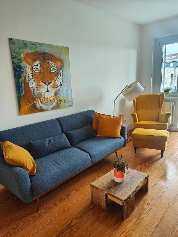 Ferienwohnung für 3 Personen, mit Balkon und Ausblick in Winterhude Hamburg