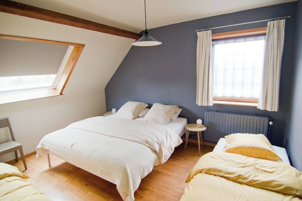 Luxueuze vakantiewoning L’Eau Tendre met buitenzwembad en wellness in Wodecq, Elzele