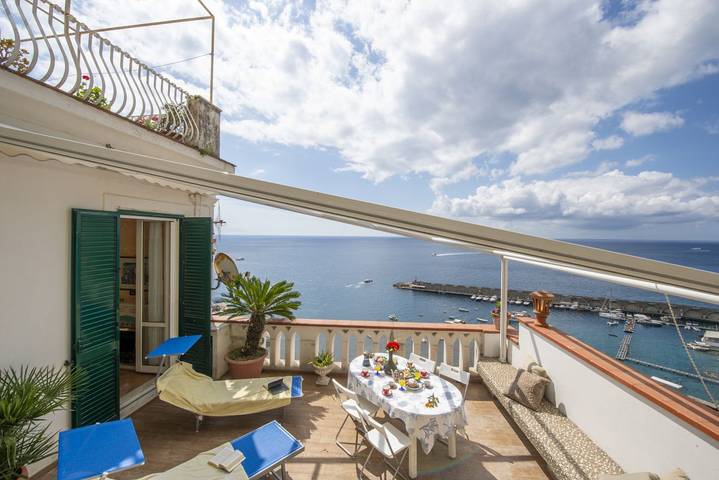 Ferienwohnung für 4 Personen, mit Balkon/Terrasse und Meerblick in Amalfi - 4
