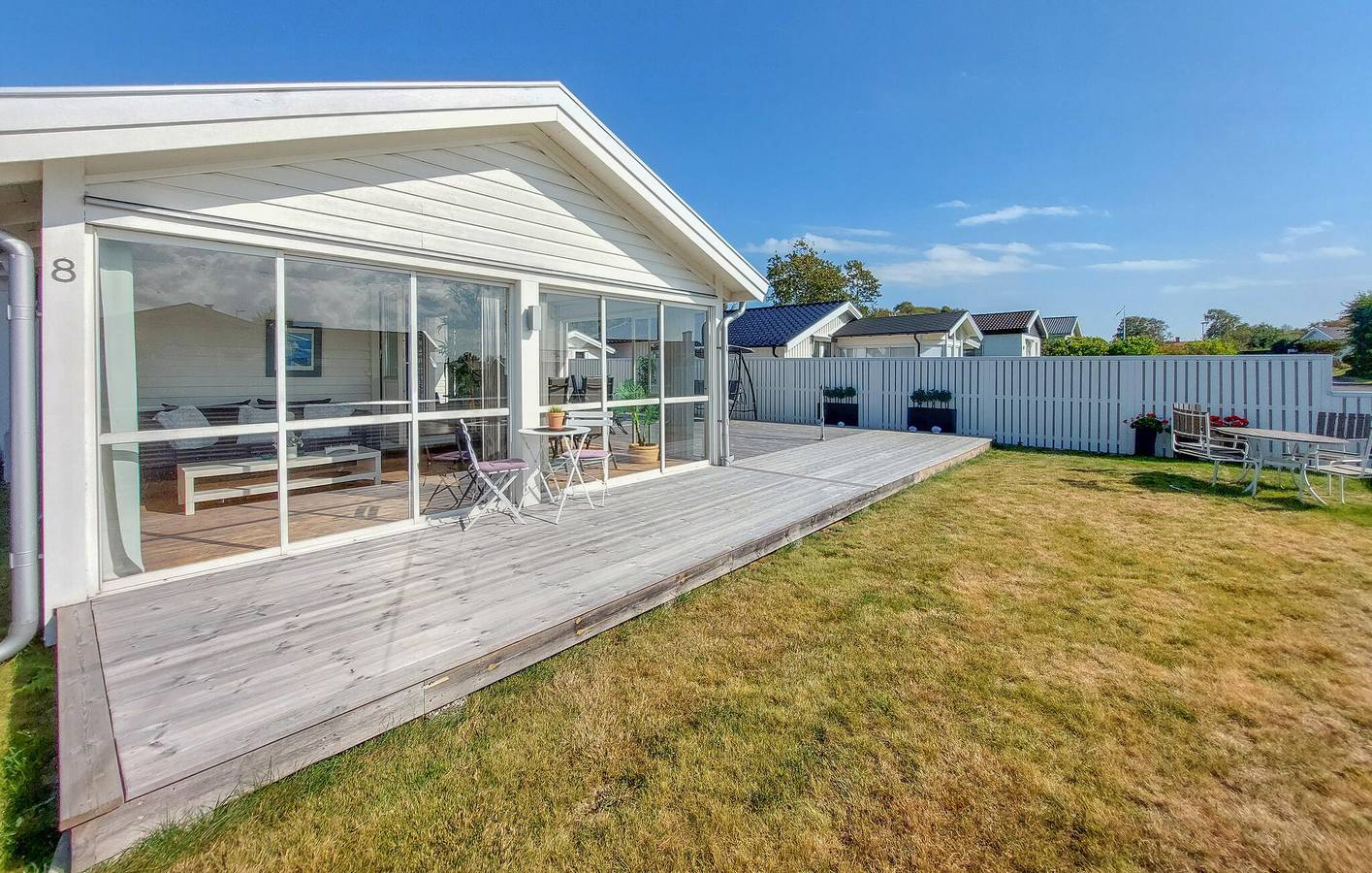 Ferienhaus für 6 Personen mit Terrasse in Falkenbergs und Umgebung