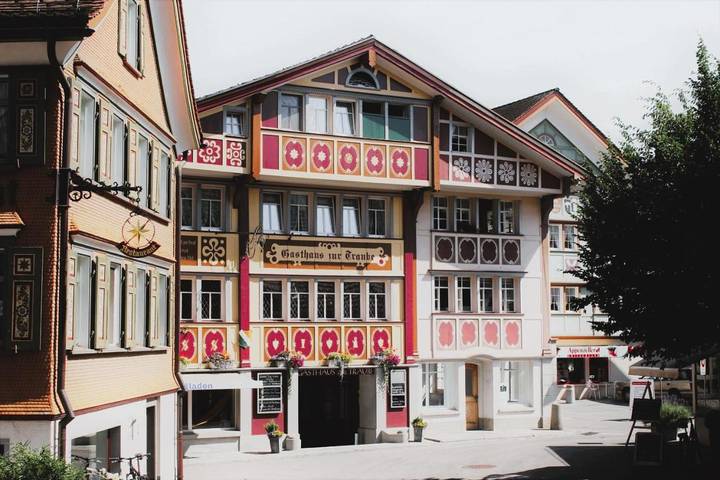 Hotel, mit Terrasse und Garten sowie Ausblick in Appenzell