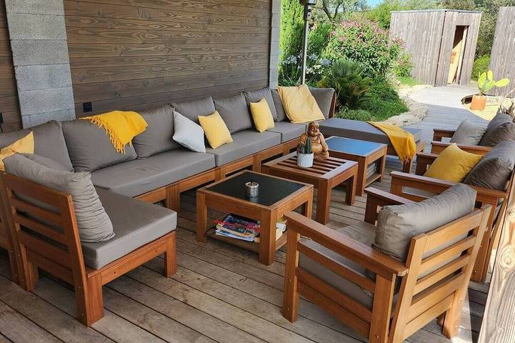 Gîte pour 2 personnes, avec balcon ainsi que piscine et jacuzzi à Baron - 4