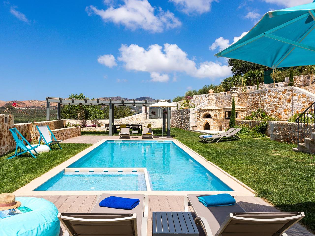 In Achlades mit Privatem Pool in Rethymno und Umgebung