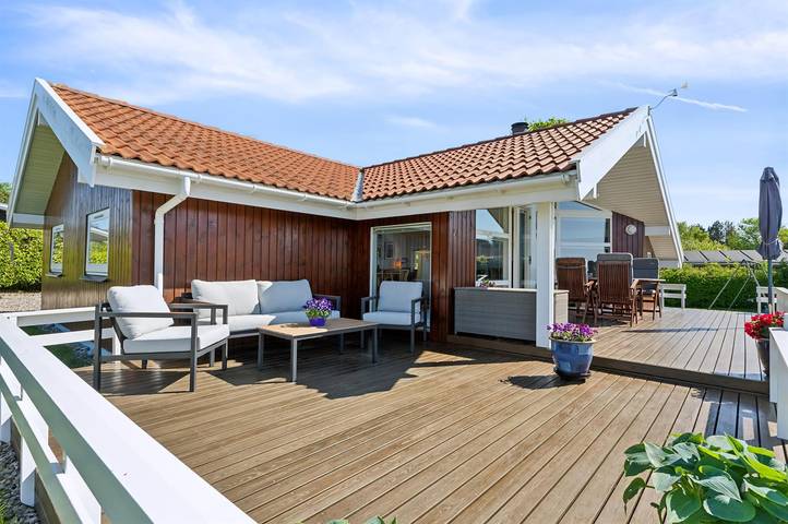 Ferienhaus mit Meerblick für 8 Personen, mit Terrasse und Garten sowie Sauna und Whirlpool, mit Haustier auf Langeland - 3