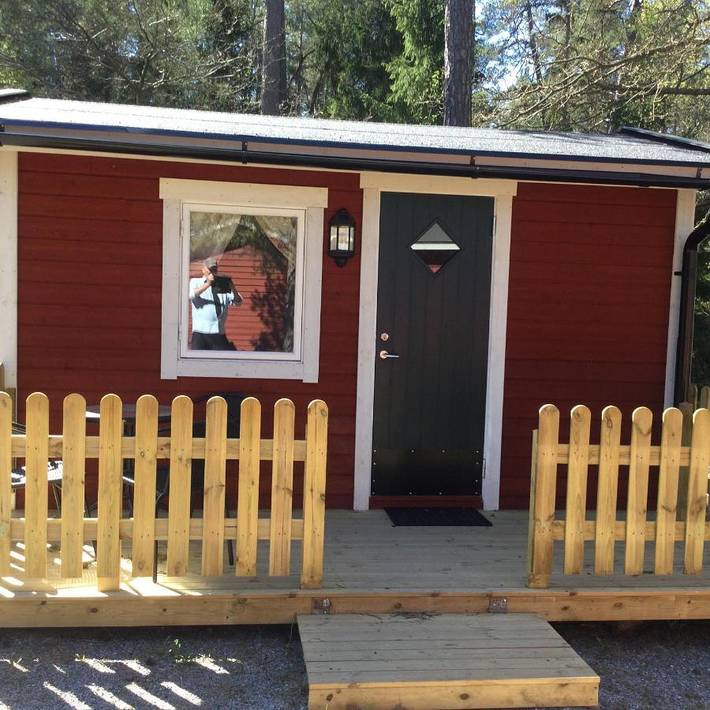 Camping für 4 Personen, mit Terrasse und Garten sowie Ausblick in Mittelschweden - 3