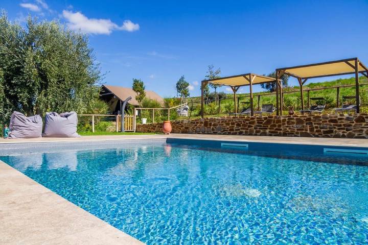 Camping für 6 Personen, mit Balkon und Terrasse sowie Garten und Pool in der Maremma - 3