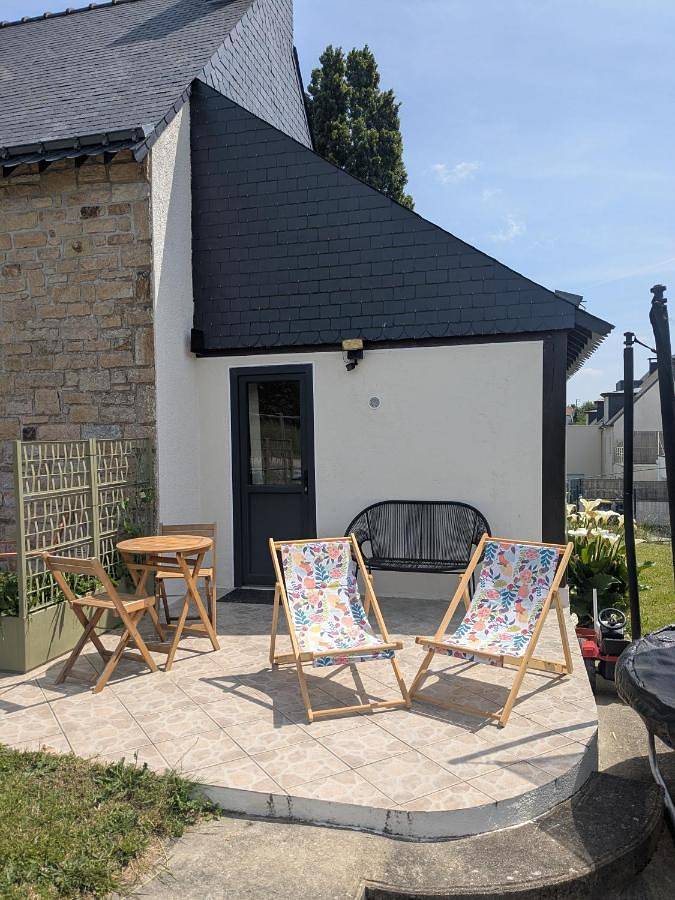 Chambre d’hôte pour 4 personnes, avec terrasse et jardin à Vannes