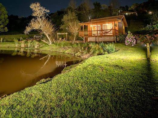 Casa de férias para 4 pessoas, com jardim e vista e ainda vista para o lago em Gramado