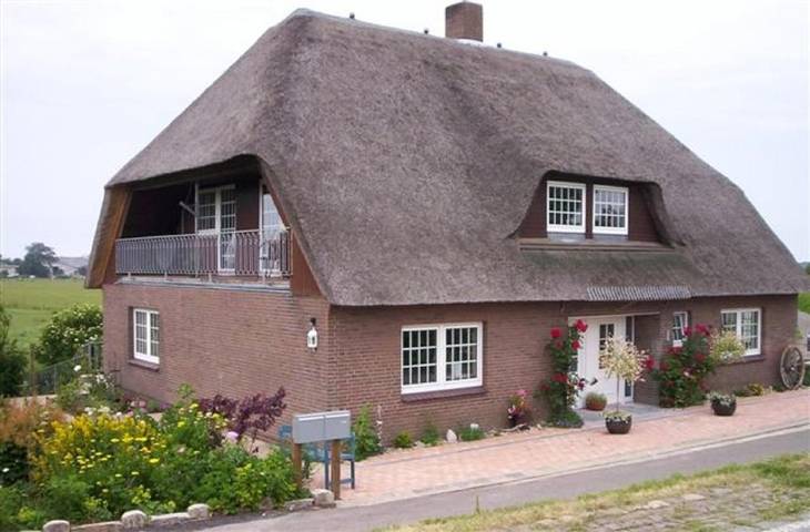 Ferienwohnung für 6 Personen, mit Balkon und Garten sowie Sauna in Galmsbüll
