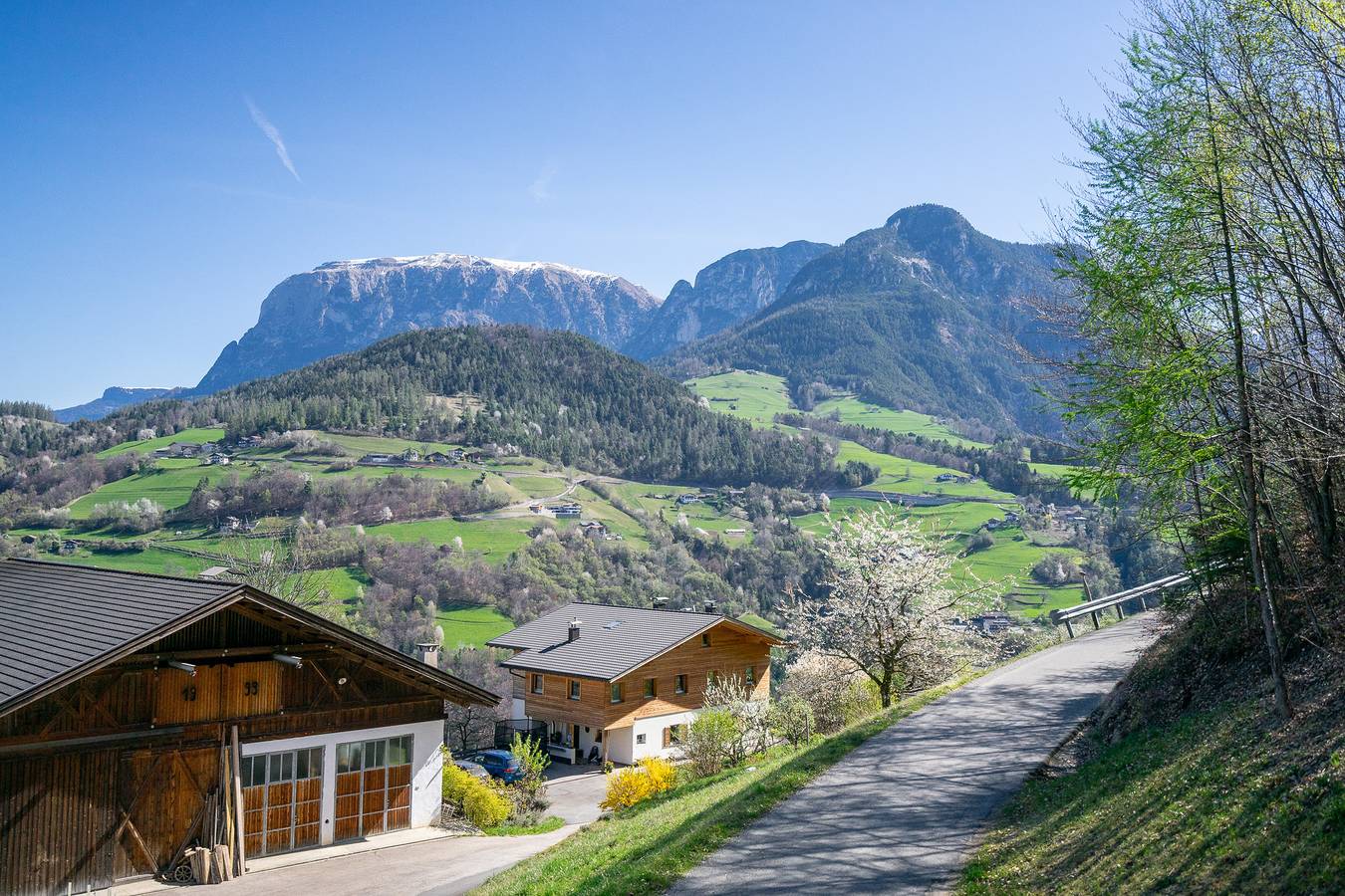 Ganze Wohnung, Ferienwohnung 'Hans' mit Bergblick, privatem Garten und Wi-Fi in Steinegg (Karneid), Karneid