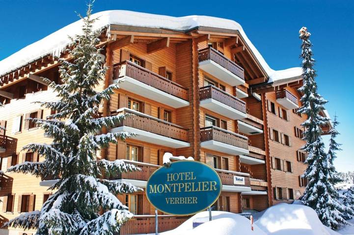 Hôtel pour 6 personnes, avec Balcon et Terrasse ainsi que Jardin et Piscine à Verbier