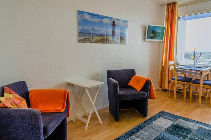 Vakantiewoning voor 2 personen, met balkon op Sylt