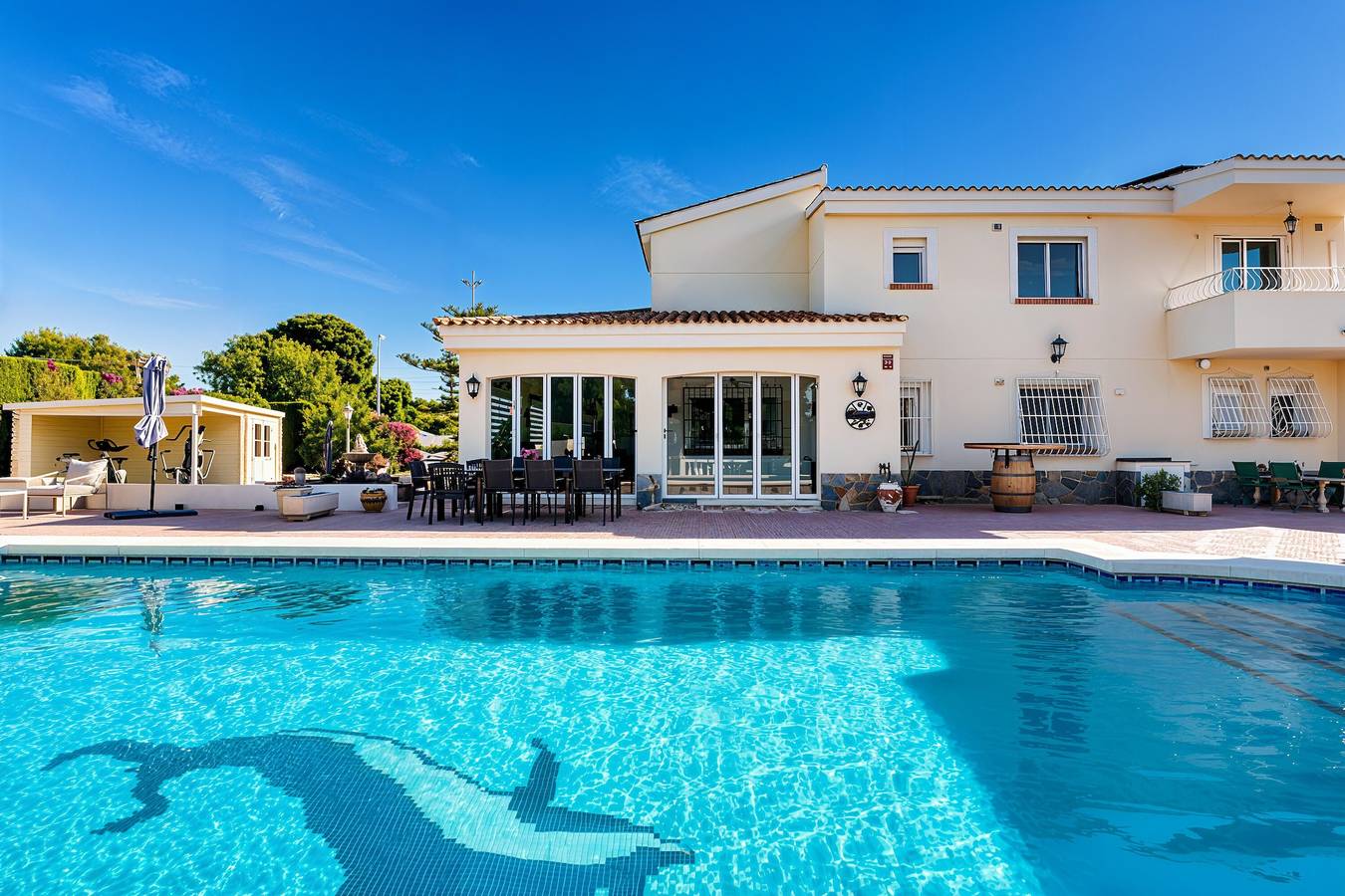 Villa 'De Golf Hoyo 19' avec piscine privée, Wi-Fi et climatisation in Busot, Costa Blanca