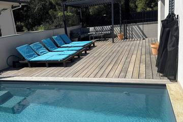 Villa pour 6 personnes, avec balcon à Monticello