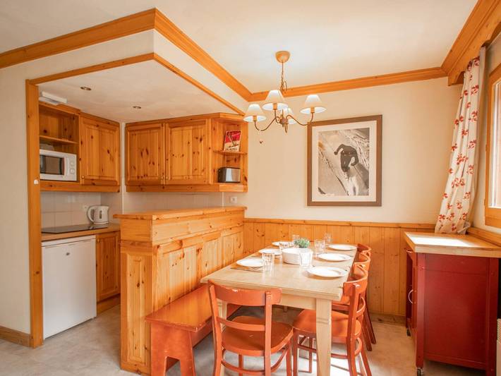 Apartamento entero, Apartamento 3 piezas, 6 pers, balcón, se aceptan mascotas, parking opcional in Valmorel, Les Avanchers-Valmorel