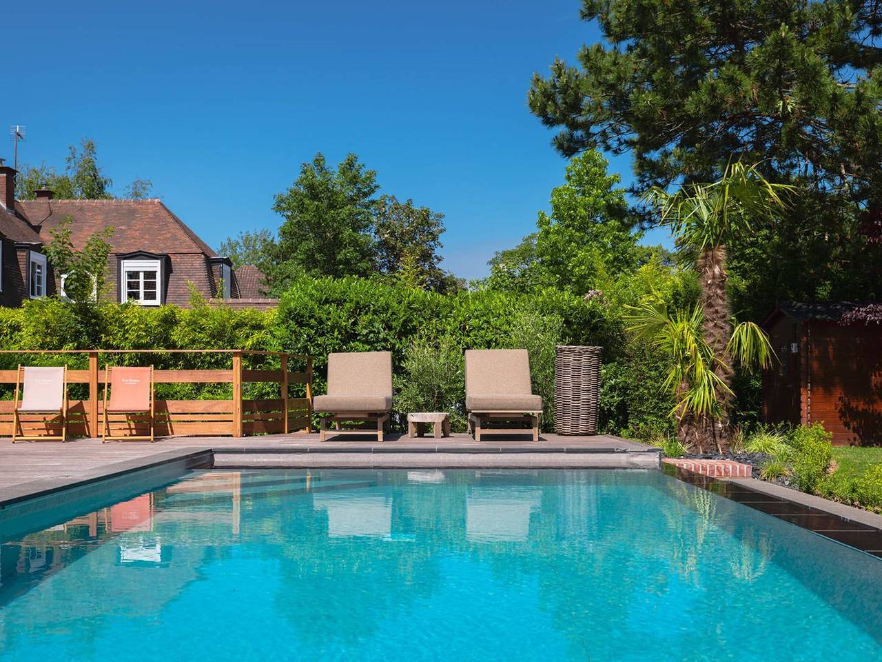 Villa con piscina y mascotas permitidas - céntrico in Le Touquet-Paris-Plage, Montreuil und Umgebung