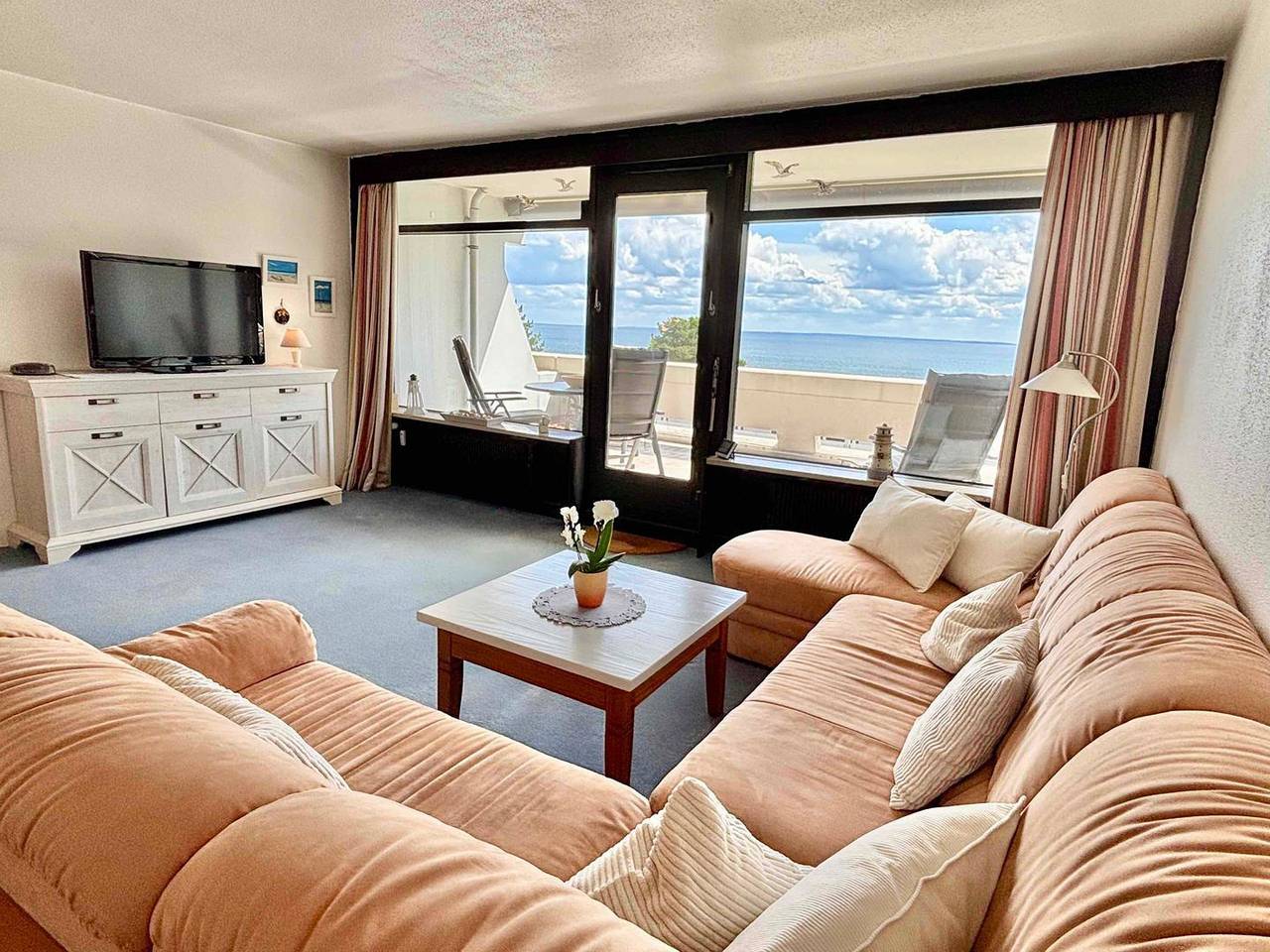Ganze Wohnung, Sonnendeck & Ostseeblick – Familienfreundliches Appartement mit Meerblick in Sierksdorf, Ostholstein