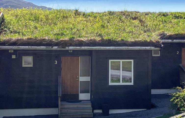 Ferienhaus für 5 Personen, mit Terrasse und Garten sowie Ausblick in Folkestad