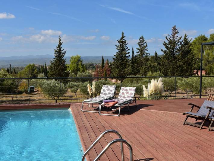 Location de vacances pour 6 personnes, avec piscine et jardin à Oupia - 3