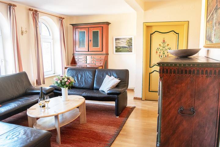 Ferienwohnung für 5 Personen, mit Terrasse und Garten, kinderfreundlich