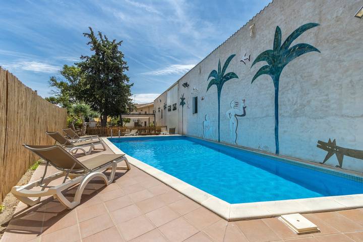 Apartamento para 8 personas, con Jardín en Noguera
