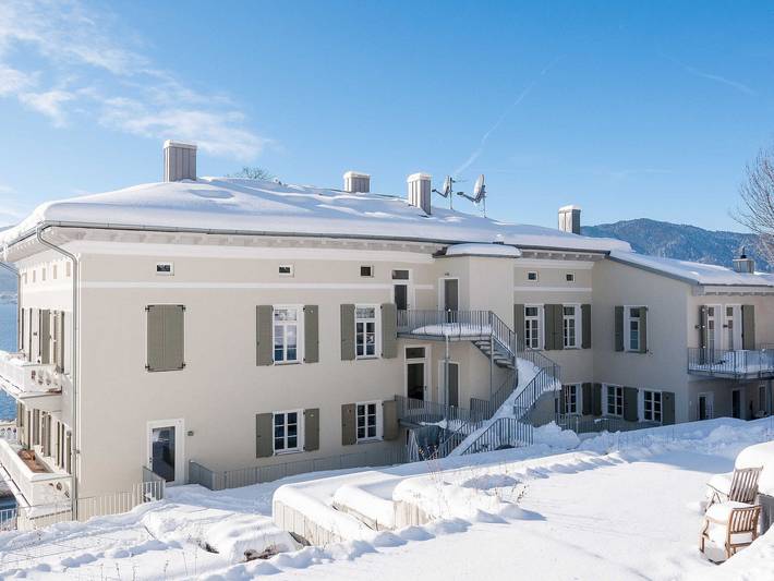 Ferienwohnung für 4 Personen, mit Ausblick und Garten sowie Seeblick am Tegernsee