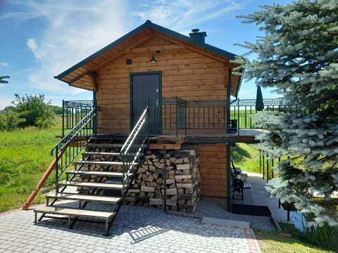 Domek nad stawem in Podlasie