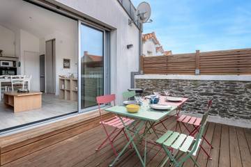 Gîte pour 4 personnes, avec terrasse à La Bernerie-en-Retz