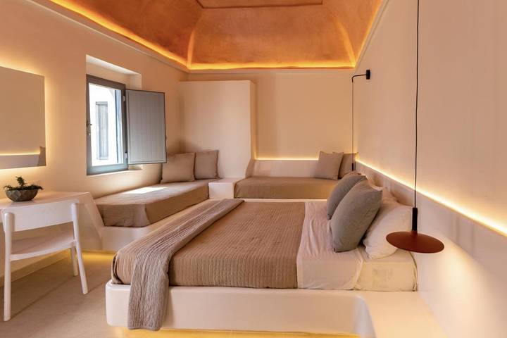 Maison d’hôte pour 3 personnes, avec terrasse ainsi que jardin et piscine à Thera - 4
