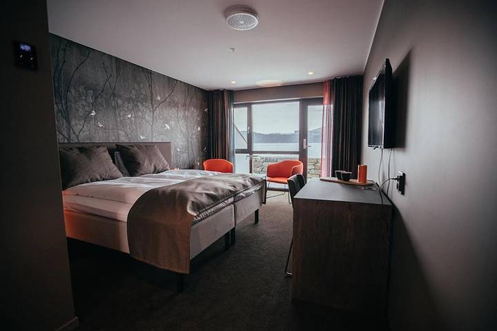 Hotel für 2 Personen, mit Ausblick und Garten sowie Terrasse und Sauna, mit Haustier in Jondal - 2