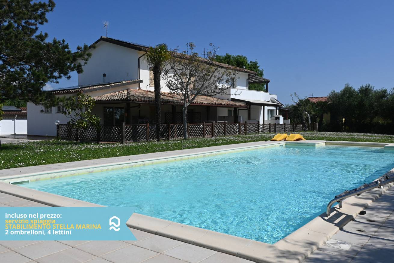 Appartement entier, Viva2 - Numana, four-room apartment in villa with swimming pool in Sirolo, Riviera del Conero